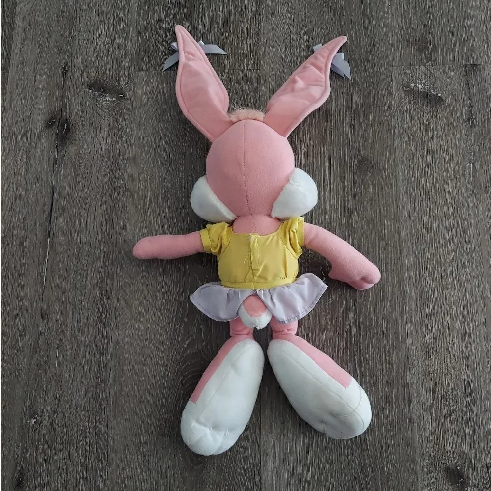 Vintage Tiny Toons Adventures Babs Bunny Pink Stuffed Plush 16